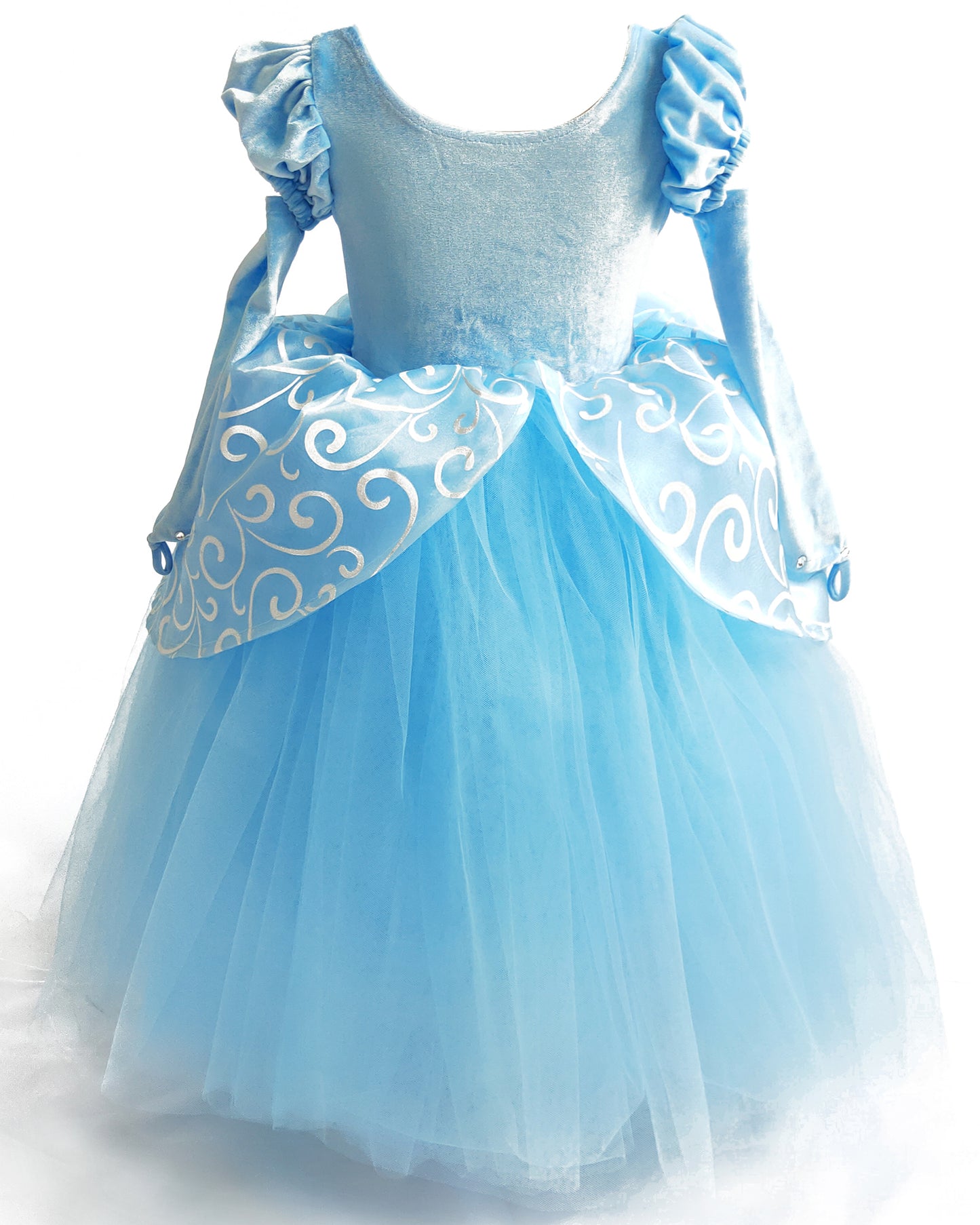 Cinderella Dresses for Girls Role Play Girl Dress Princess Dress Up Clothes Toddler Dress