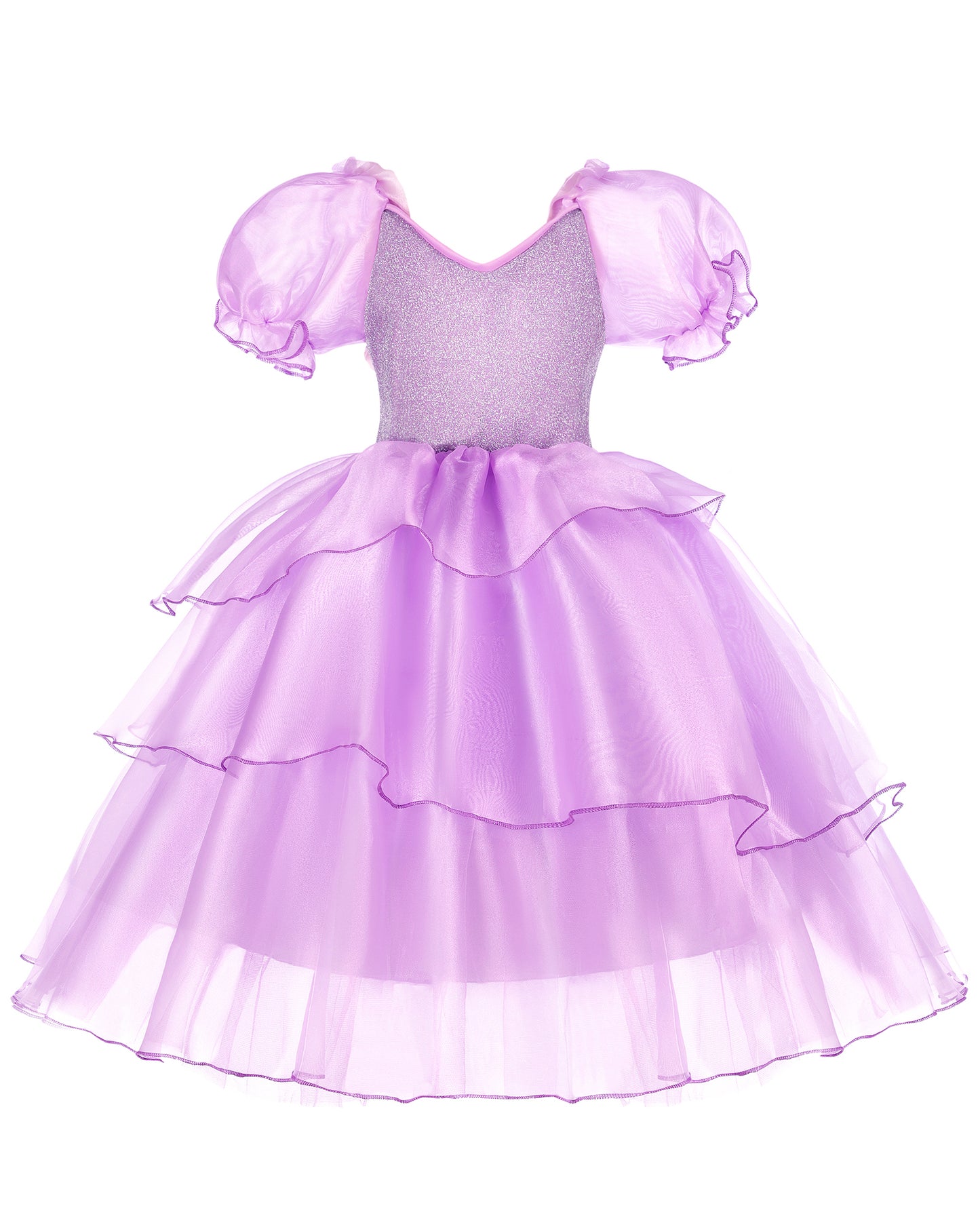 Isabella Encanto Costume Purple Birthday Party Fancy Dresses Encanto Cosplay Costume for Girls Princess Prom Dress