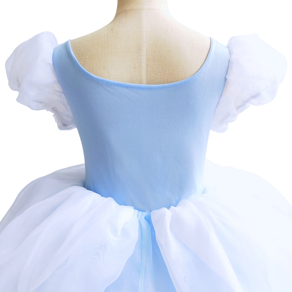 Cinderella Dresses for Girls Princess Dress Up Clothes Role Play Costumes Toddler Lace Dress