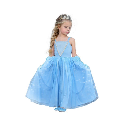 Elsa Dress for Girls Frozen Dress Princess Dress Fancy Cosplay Party Costume Halloween Costume